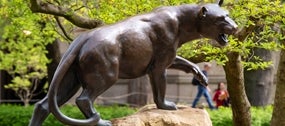 Panther statue